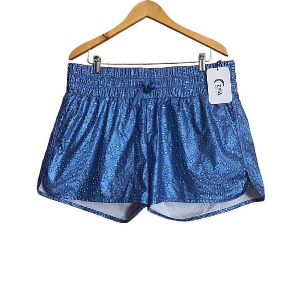 Zyia active Blued Steel Bubbles Hi-rise Bomber Shorts XXL new - Picture 4 of 16